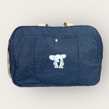 Mala Jeans Escuro PET (interno olhinho azul)