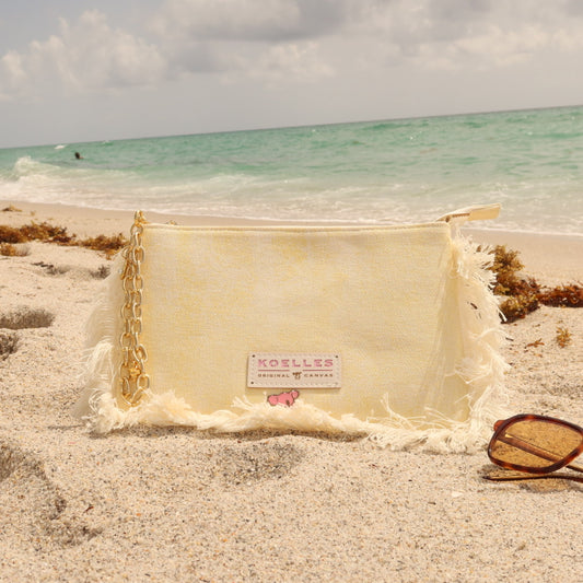Necessaire Flat Amarela