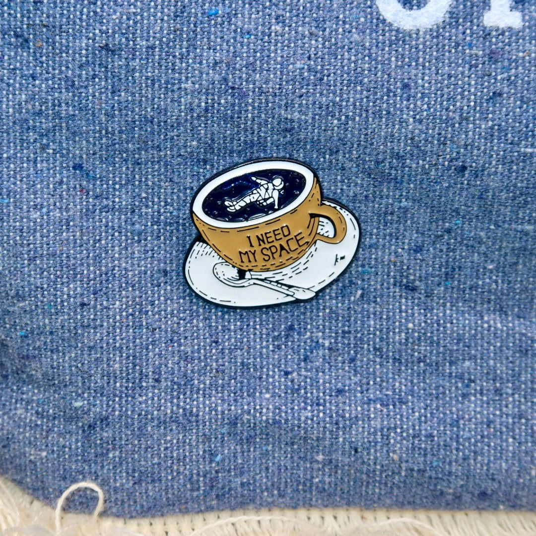 Bolsa Wallow Jeans com Alça de Couro Marrom