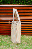 Bolsa Wallow Laranja com Alça de Couro Off White
