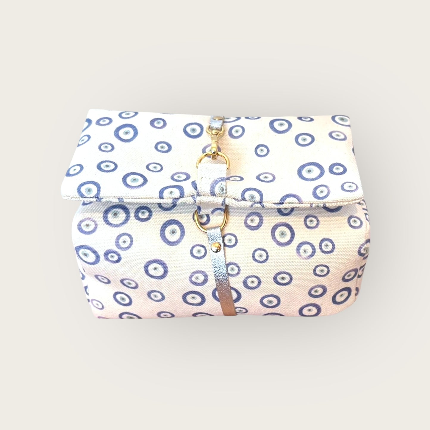 Necessaire Fita Good Vibes Azul