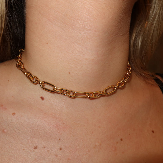 Colar Elos Dourado