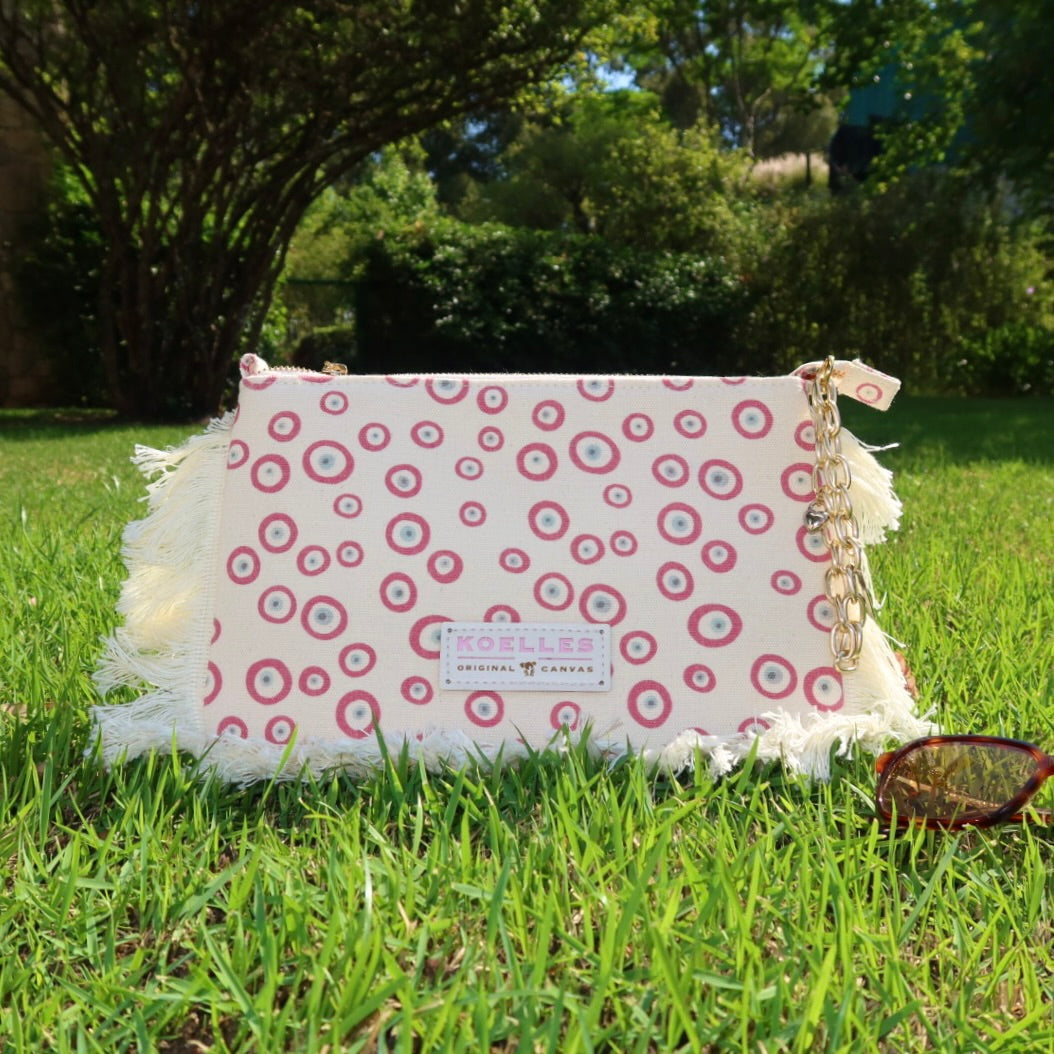 Necessaire Flat Good Vibes Rosa