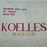 Necessaire Flat Verde Estampada (Vinho e Dourado)