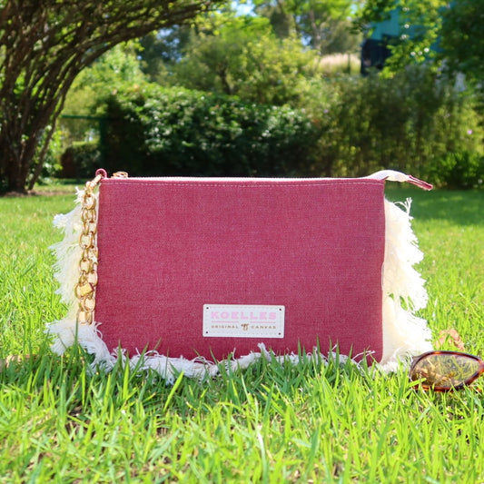 Necessaire Flat Vinho