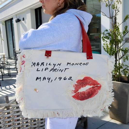Bolsa Wallow Marilyn com Alça de Couro Vermelho com Zíper