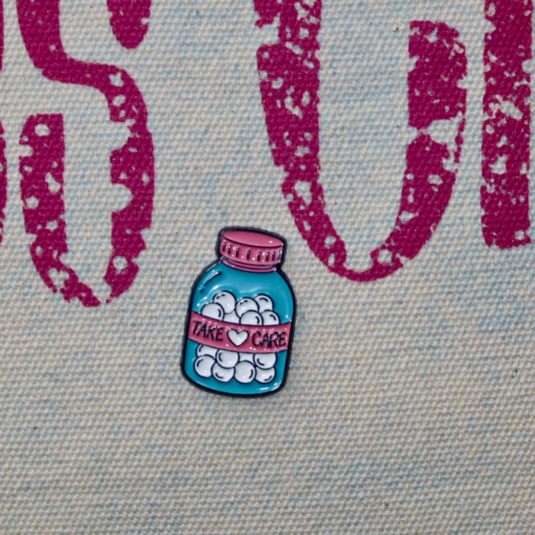 Bolsa Nuna Azul com Alças de Couro Off White