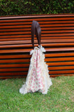 Bolsa Wallow Good Vibes Rosa com Alça de Couro Marrom Escuro com Zíper