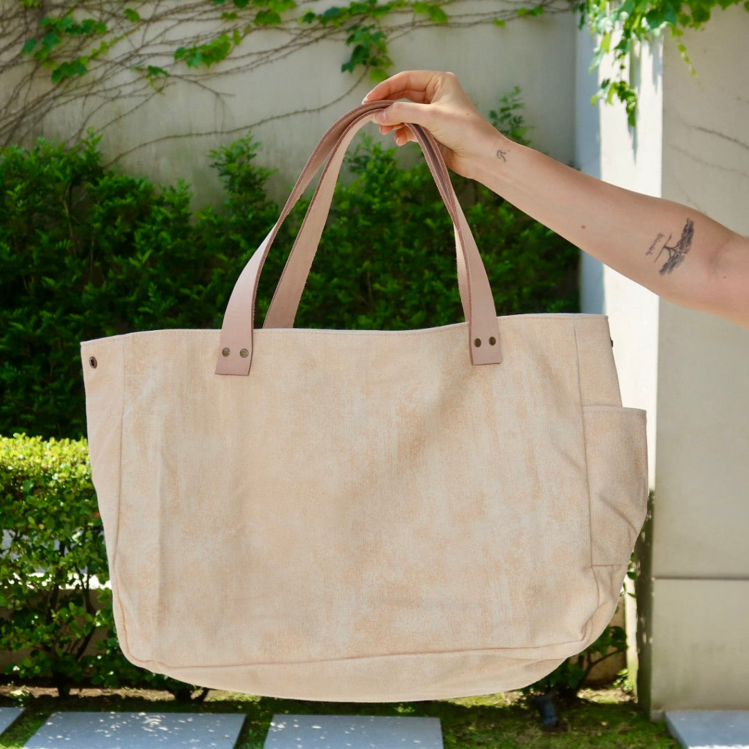 Bolsa Wallow Laranja com Alça de Couro Off White