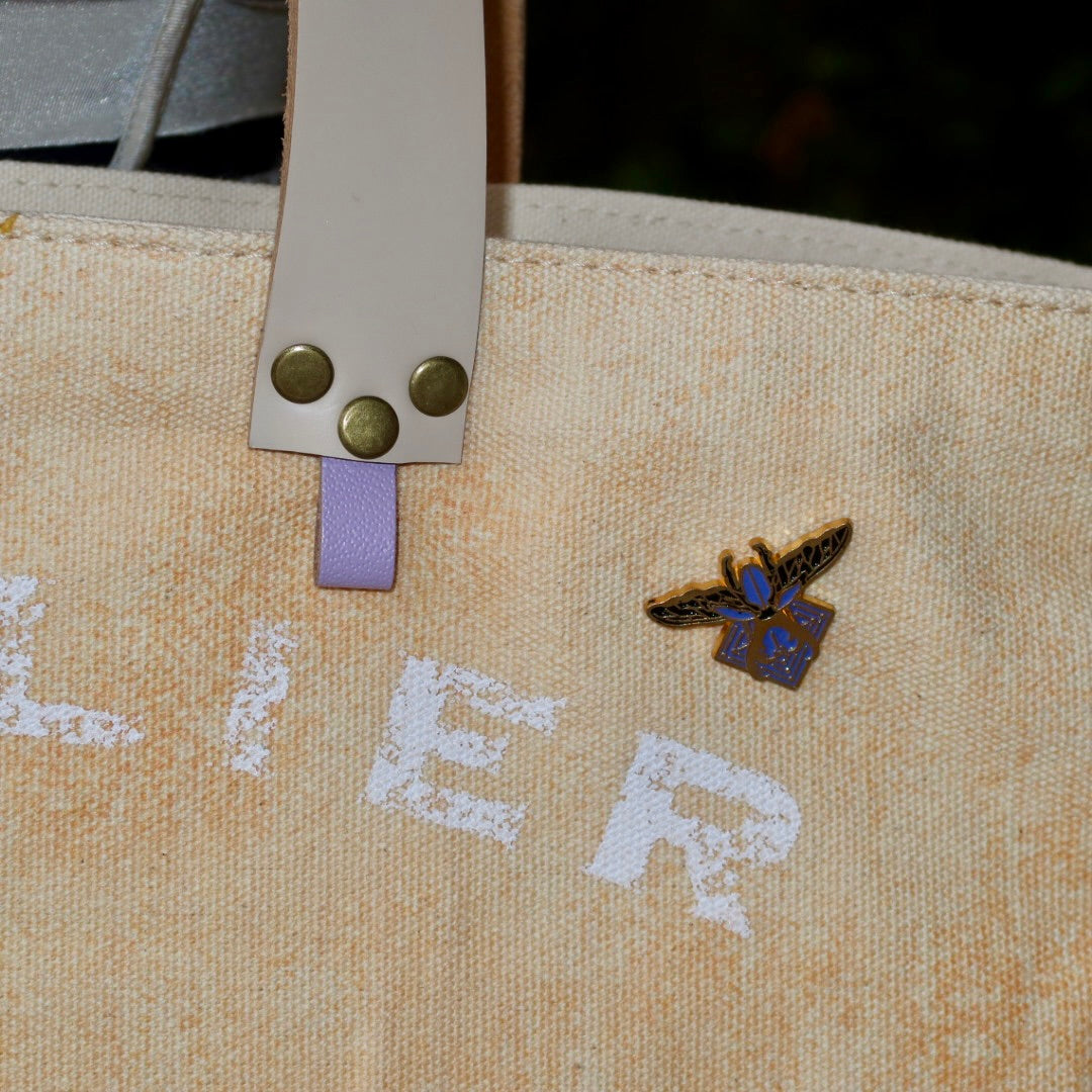 Bolsa Wallow Laranja com Alça de Couro Off White