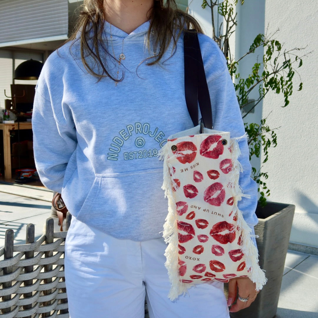 Bolsa Wallow Marilyn com Alça de Couro Marrom Escuro