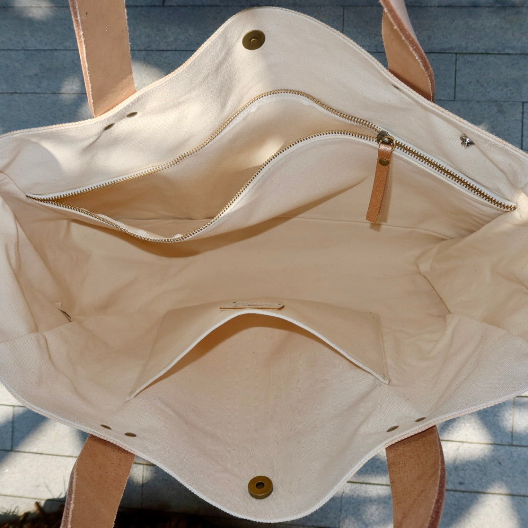 Bolsa Wallow Laranja com Alça de Couro Off White