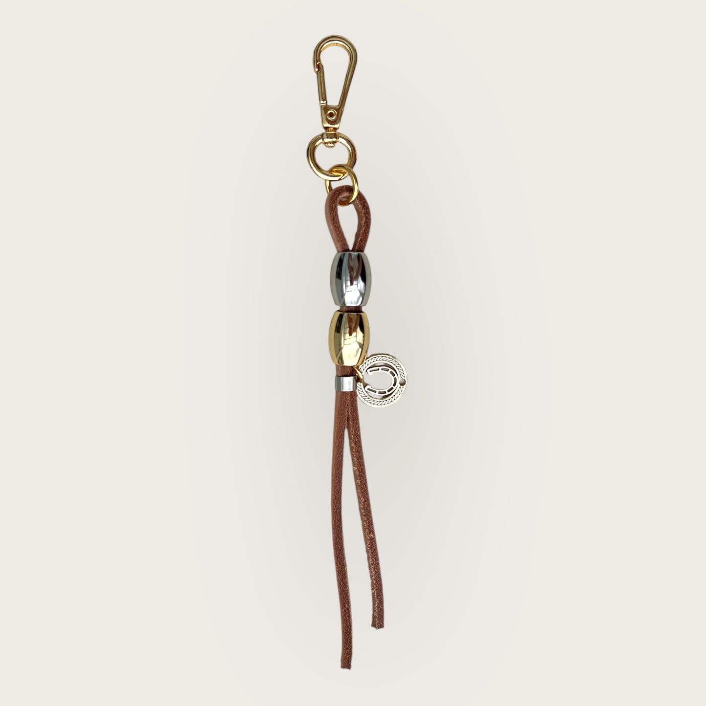 Chaveiro Equestre Dourado e Prata