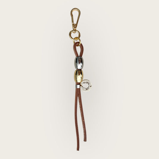 Chaveiro Equestre Dourado e Prata
