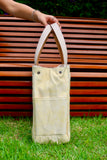 Bolsa Wallow Amarelo com Alça de Couro Off White