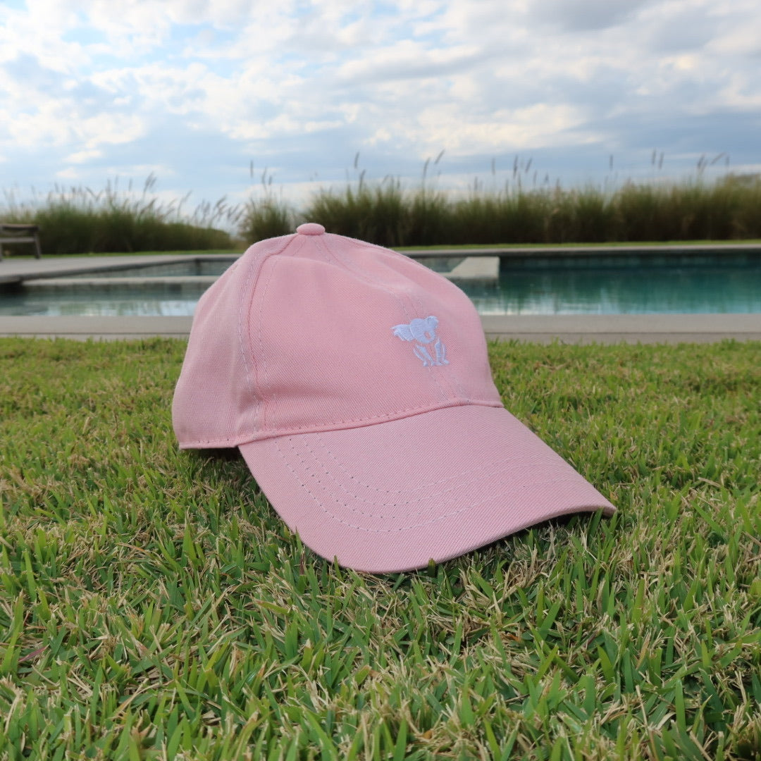 Boné Rosa com Branco