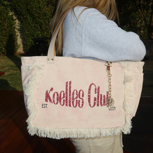 Bolsa Nuna Lilac com Alças de Couro Off White