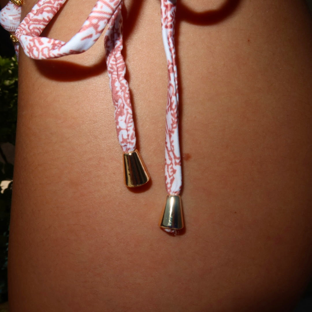 Biquíni Bolinha Arabesque Terracotta