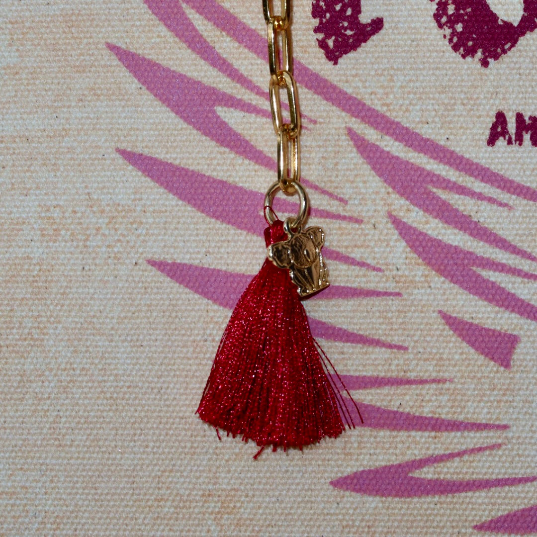 Bolsa Nuna Laranja com Alças de Couro Caramelo