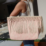 Bolsa Wallow Rosa Gold Edition com Zíper