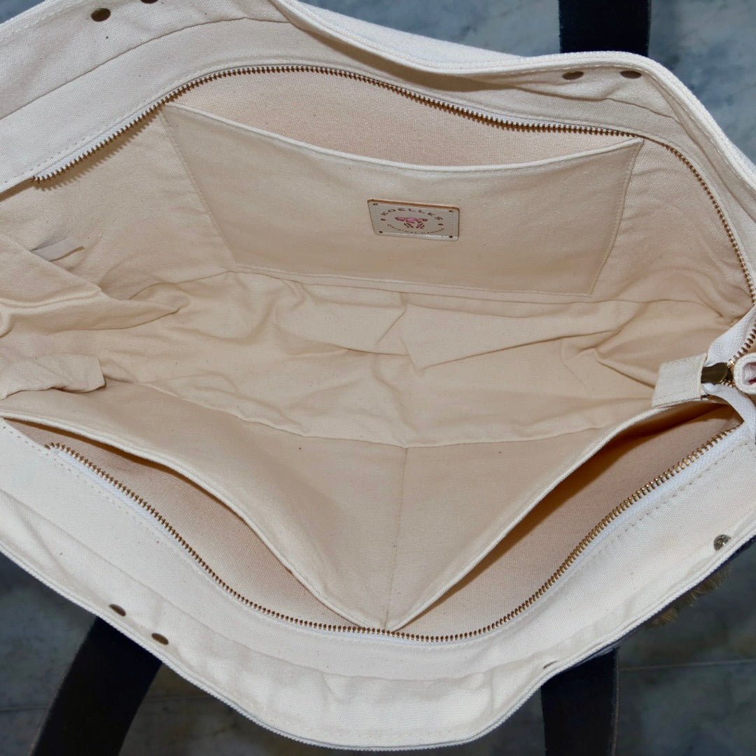 Bolsa Wallow Marilyn com Alça de Couro Preto com Zíper