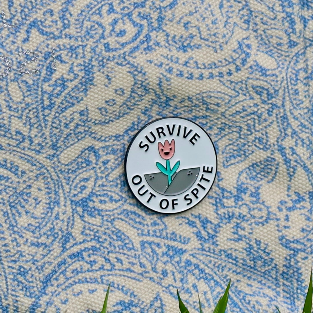 Bolsa Wallow Arabesque Azul com Alça de Couro Prata