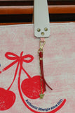 Bolsa Nuna Rosa com Alças de Couro Off White