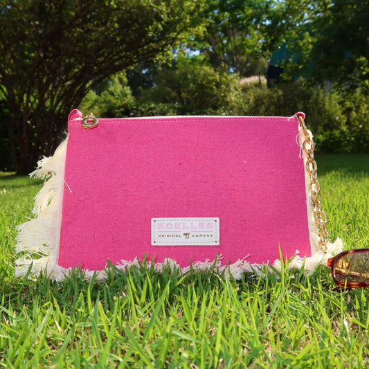 Necessaire Flat Rosa Choque