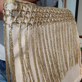 Bolsa Wallow Amarela Gold Edition com Zíper