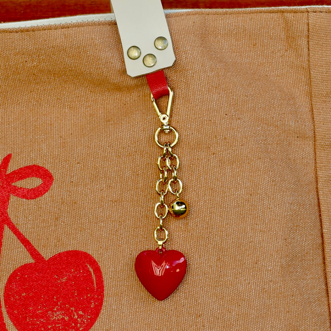 Bolsa Wallow Caramelo com Alça de Couro Off White