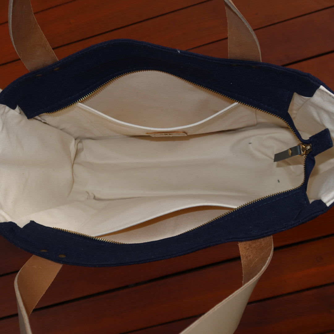 Bolsa Nuna Marinho com Alças de Couro Off White