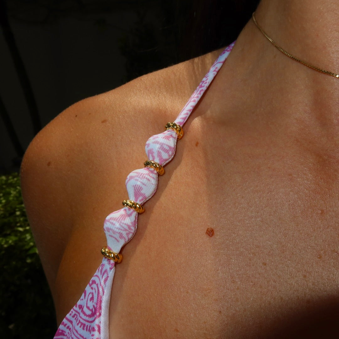 Biquíni Bolinha Arabesque Rosa