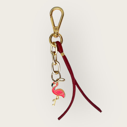 Chaveiro Vermelho de Flamingo