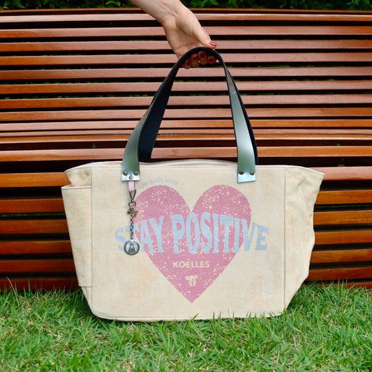 Bolsa Nuna Laranja com Alças de Couro Prata