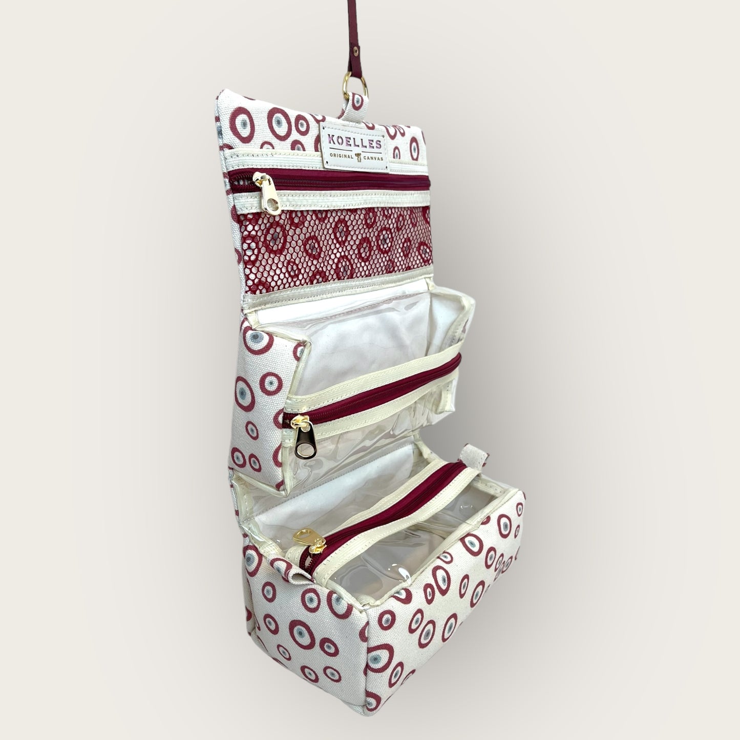 Necessaire Fita Good Vibes Vermelho