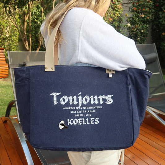 Bolsa Nuna Marinho com Alças de Couro Off White
