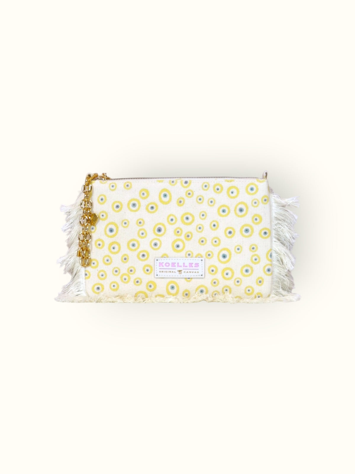 Necessaire Flat Good Vibes Amarela