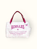 Bolsa Wallow Lilac com Alça de Couro Rosa