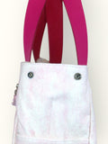 Bolsa Wallow Lilac com Alça de Couro Rosa