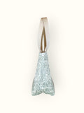 Bolsa Nuna Arabesque Verde com Alças de Couro Off White