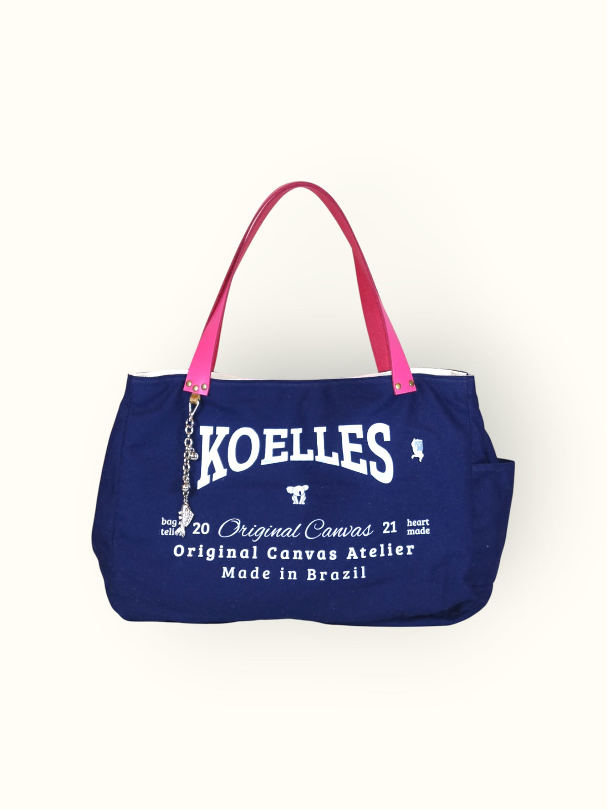 Bolsa Wallow Mrinho com Alça de Couro Rosa