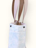 Bolsa Nuna Aqua com Alças de Couro Off White