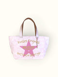 Bolsa Nuna Lilac com Alças de Couro Off White
