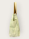 Bolsa Wallow Verde com Alça de Couro Off White