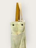 Bolsa Wallow Verde com Alça de Couro Off White