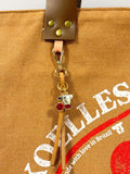 Bolsa Wallow Caramelo com Alça de Couro Marrom Café