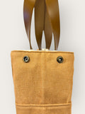 Bolsa Wallow Caramelo com Alça de Couro Marrom Café