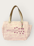 Bolsa Nuna Lilac com Alças de Couro Off White