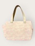 Bolsa Nuna Lilac com Alças de Couro Off White