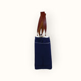Bolsa Nuna Marinho com Alças de Couro Marrom